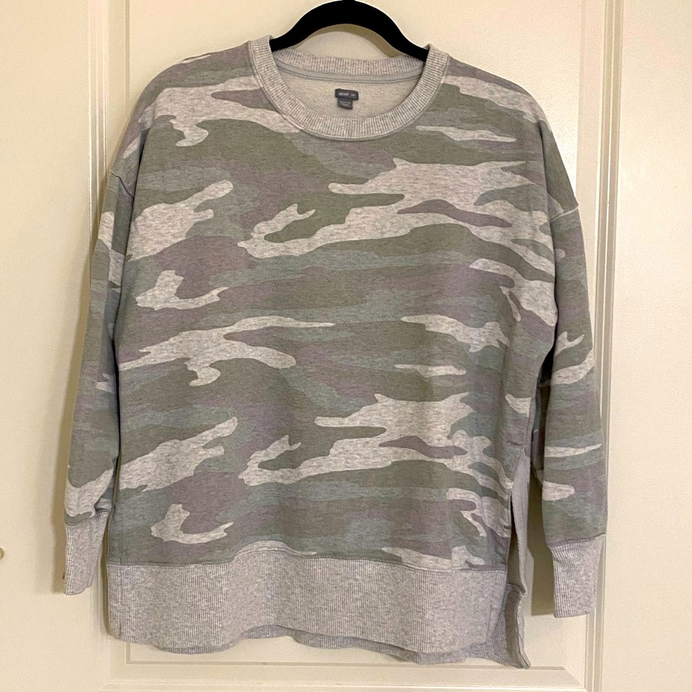 Side slit sweatshirt